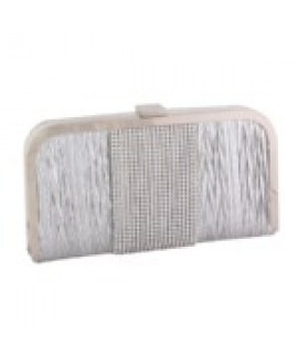 J. FURMANI newest CRYSTAL & MESH CLUTCH